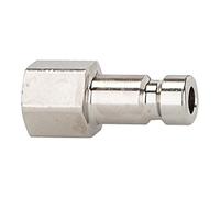 RIEGLER 107123-243.09/8-ES Mamelon pour raccords NW 2,7 en acier inoxydable 1.4404, M5 IG, SW 7, 1 pièce