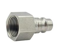 RIEGLER 107439-243.95 C Mamelon pour raccords NW 7,2-7,8, acier inoxydable 1.4305, G 3/8 IG, 1 pièce