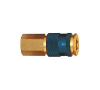 RIEGLER 107664-248.04 Attelage à dégagement rapide unique NW 7,8, G 3/8 IG, vert, 1 pièce