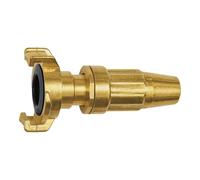 RIEGLER 107803-K 714 Gicleur de pulvérisation GEKA avec raccord d'embrayage en laiton brut DN 25