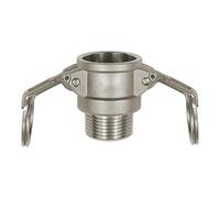 RIEGLER Riegler Kamlok prise rapide avec filetage mâle, type B, ES 1.4401, R 2 1/2 Quantité:1
