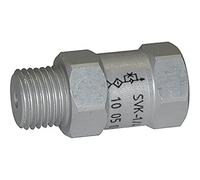 RIEGLER 108424-SVK 515 Valve d'écoulement AG o, aluminium, siège sphérique. PU = -0,3 bar l/min 1,2