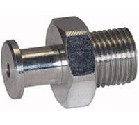 RIEGLER 108465-311.018-32 Mamelon de raccordement rond pour aspirateur plat, PFG, G 1/8 AG Ø 50 mm, 1 pièce