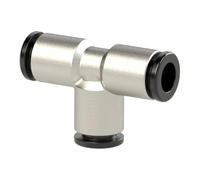 RIEGLER 108760-749.003 Raccord en T « Click Lock », diamètre extérieur du tuyau : 3 mm, MS vern, 1 pièce