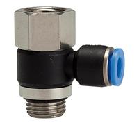 RIEGLER 109437-221.018-4 vis à tête cylindrique « Série bleue » rotative, G1/8 i./a, max. 15, Ø 4 mm, 1 pièce