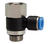 RIEGLER 109440-221.018-10 vis à tête cylindrique Série bleue - Rotatif, G1/8 i./a, max. 15, Ø 10 mm, 1 pièce