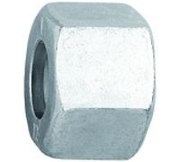 RIEGLER 112244-V 407 Écrou de raccord M16 x 1,5, diamètre extérieur du tube 10 mm, SW1 19, acier galvanisé, 1 pièce