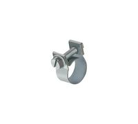 RIEGLER 114186-SBS-10 Collier de serrage en acier galvanisé brillant (W1), diamètre nominal 10 mm, 9 mm, 1 pièce