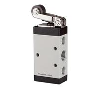 RIEGLER 115959-511.2101 Vanne à 5/2 voies à commande mécanique M5, levier à galet, G 1/4, 1 pièce