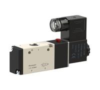 RIEGLER 116102-517.1203 Vanne directionnelle 3/2 voies monostable, NC, G 1/4, 24 VDC, 850 l/min, 1 pièce
