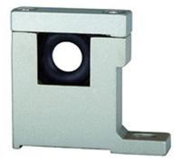RIEGLER 116515-LB 200 Élément de connexion avec fixation murale, 1 trou, avec étrier en L, 1 pièce