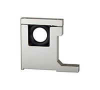 RIEGLER 116516-LB 300 Élément de raccordement avec fixation murale, 1 trou avec étrier en L BG300, 1 pièce