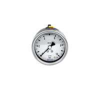 RIEGLER 134025-4182 Glyzerinmano en acier CrNi G 1/4 arrière centrique, 0-4 bar, Ø 63, 1 pièce