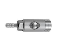 RIEGLER 134062-244.33-D-A Raccord de sécurité à bouton-poussoir NW 5,5 Rotatif Aluminium Douille LW 13 1 pièce