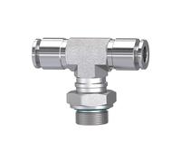 RIEGLER Riegler Raccord T emmanchable, pivotant, G 3/8 a., Ø tuyau 12, ES 1.4404 Quantité:1