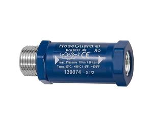 RIEGLER 139073-2222.38 Hose Guard Dispositif anti-rupture en aluminium/polyacétate G 3/8 AG/IG