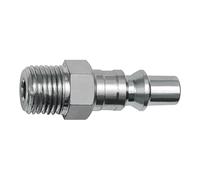 RIEGLER 141614-420.61-NPT Mamelon pour raccord NW 5,5, ARO 210, acier, NPT 1/4 AG