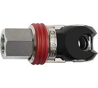 RIEGLER 141653-424.03-SCH Raccord de sécurité pivotant NW 7,2 EURO 7,2 Acier G 1/2 IG 1 pièce