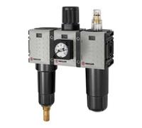 RIEGLER 142515-FUM 633 M-8-KM WE FUTURA-mini Lot de 3 manoquettes, métal compact G 1/4, 0,5-8, VA