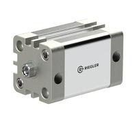 RIEGLER 155428-15.DMI.40175 Cylindre compact, double action, filetage intérieur, Ø40, Hub175, G1/8, ISO21287, 1 pièce