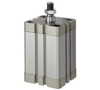 RIEGLER 155689-15.DMA.50075 Cylindre compact, double action, AG, K-Ø50, Hub75, G1/8, ISO21287, 1 pièce