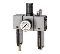 RIEGLER FUTURA 152690-FU 633-M Unité de maintenance 3 pièces MBeh, BG1, G 1/4, 0,5-8 bar, VA