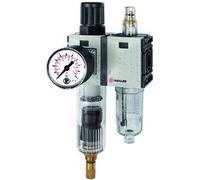 RIEGLER FUTURA-mini 142460-FUM 611-4 WE Lot de 2 pièces PC-B Standard Mano, G 1/4, 0,1-4, VA