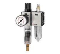 RIEGLER FUTURA-mini 142462-FUM 611-10 WE Lot de 2 pièces PC-B Standard Mano G 1/4 0,5-10 VA