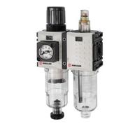 RIEGLER FUTURA-mini 142468-FUM 601-10-KM WE Lot de 2 pièces PC Beh, compact G 1/4, 0,5-10, HA