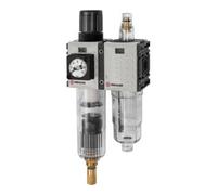 RIEGLER FUTURA-mini 142470-FUM 611-8-KM WE Lot de 2 manettes compactes G 1/4 0,5-8 VA