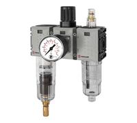 RIEGLER FUTURA-mini 142489-FUM 633-10-C WE Lot de 3 pièces PC Beh, Stand.mano, G1/4, 0,5-10, VA-NC, 1 pièce