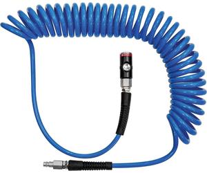 Riegler Kit d'accouplement de sécurité à bouton-poussoir pour tuyau spiraléPolyuréthaneØ 10 x 6,5 mm Longueur 3 m - 158190