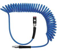 Riegler Kit d'accouplement de sécurité à bouton-poussoir pour tuyau spiraléPolyuréthaneØ 12 x 8 Longueur 10 m - 158197