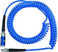 Riegler Kit de raccords de sécurité spiralés à bouton-poussoir, PU,¸ 10x6,5, 6,0 m