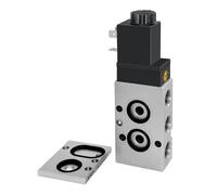 RIEGLER NAMUR 103654-552.12 Valve 3/2-5/2-Voies, Ressort d'air, G 1/4, 24 V DC, 1 pièce