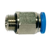 RIEGLER Raccord enfichable droit Bleu série G 1/8 a. Diamètre du tuyau 10 mm Quantité:1