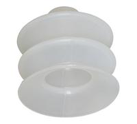 RIEGLER Riegler Aspirateur à soufflet, rond 2,5 plis, silicone, »FG«, Ø 52 mm Quantité:1
