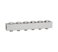 RIEGLER Riegler barre d'alimentation pour valves de chemin, 6 positions de valve, G 1/4 Quantité:1