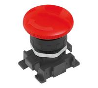 RIEGLER Riegler Bouton champignon rouge avec verrouillage de sécurité Quantité:1