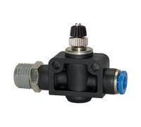 RIEGLER Riegler Clapet anti-retour à étranglement « Série Bleue », droit, R 1/2 a. G-Ø10mm Quantité:1