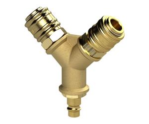 RIEGLER Riegler Collecteur, 2 raccords rapides NW7,2, embout NW7,2-7,8 G3/8 Quantité:1