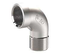 RIEGLER Riegler Coude 90°, FI/MI Rp 1/4, R 1/4, ES 1.4408 Quantité:1