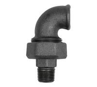 RIEGLER Riegler Coude fileté 98, conique étanche, Rp 1/2, R 1/2, acier trempé noir Quantité:1