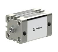 RIEGLER Riegler Cylindre compact, double effet, IG, Ø K 63, course 125, G 1/8 Quantité:1