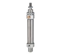 RIEGLER Riegler Cylindre rond »MSI«, simple effet, Ø piston 12, course 15, M5x0,8 Quantité:1
