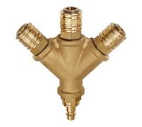 RIEGLER Riegler Distributeur, 3 raccords rapides NW7,2, manchon NW7,2-7,8 G3/8 Quantité:1