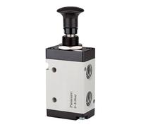 RIEGLER Riegler Electrovanne 3/2 voies, commande par bouton-poussoir, »3L«, G 1/4, 1300l/min Quantité:1