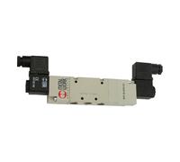 RIEGLER Riegler Electrovanne 5/3 voies, électropneumatique, centre ventilé, G 1/8, 24 V DC Quantité:1