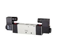 RIEGLER Riegler Électrovanne pneumatique 5/3 voies, milieu fermé, G 1/2, 230 V, 50 Hz Quantité:1