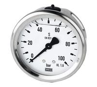 RIEGLER RIEGLER Glyzerinmano. Acier inoxydable G 1/4 centré à l'arrière 0 - 1,6 bar Diamètre 63 mm Quantité:1